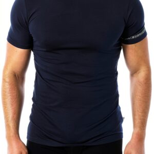 T-shirt Bikkembergs Uomo Blu Navy Cotone Intimo Continuativo-0