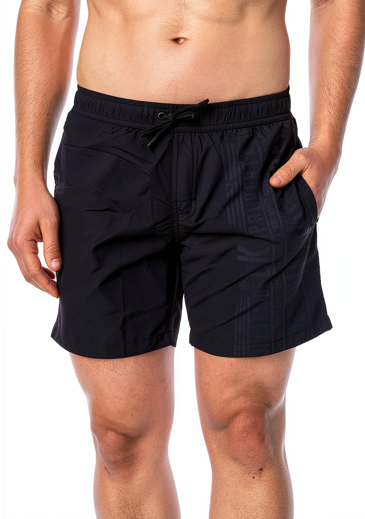 Bikkembergs Boxer Uomo indossato in piscina con sfondo azzurro