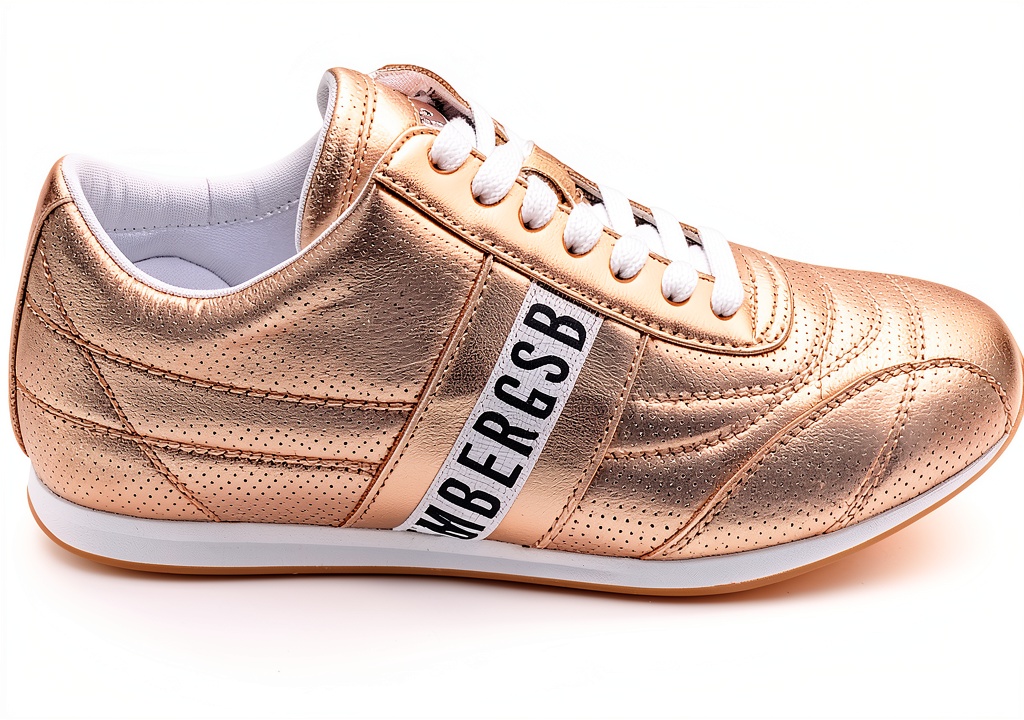 Scarpe Bikkembergs rosa indossate in un contesto urbano