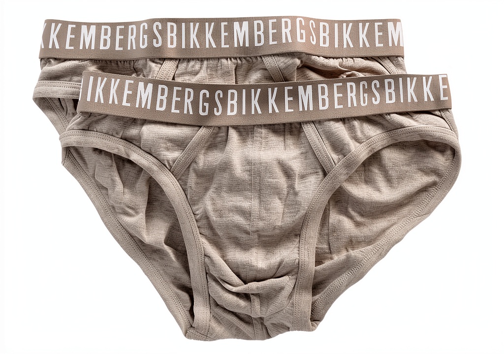 Slip BIKKEMBERGS uomo in cotone elasticizzato su sfondo neutro