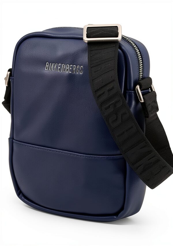 Borsa a spalla Bikkembergs uomo poliuretano blu-1