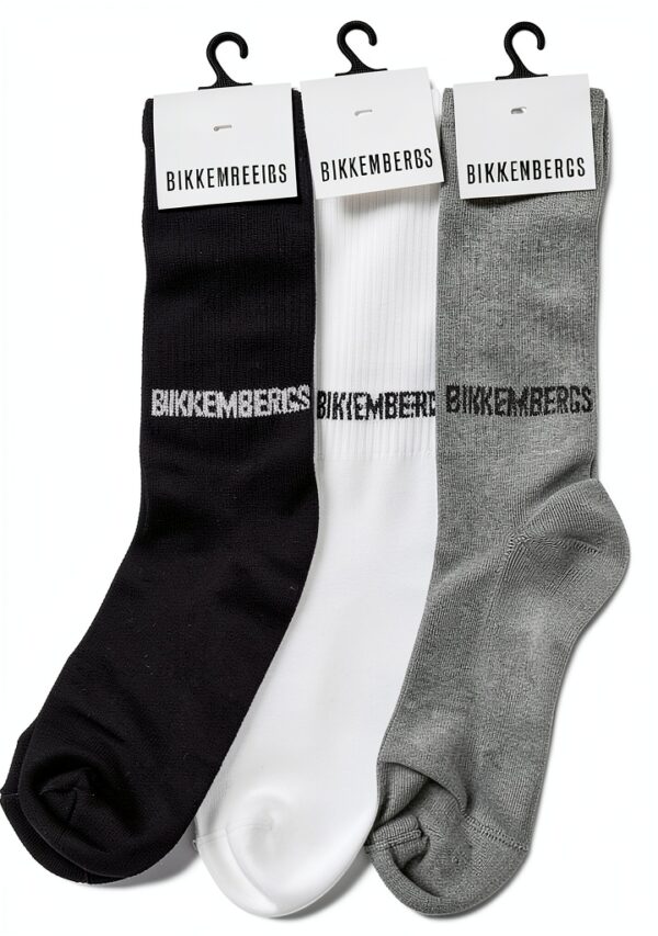 Calzini Bikkembergs uomo set regalo 3 paia corti BCC1106