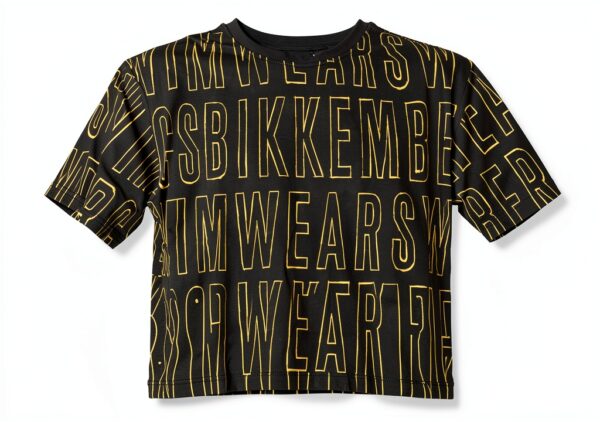 T-shirt uomo Bikkembergs cotone girocollo stampa Nero-1