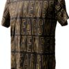 T-shirt uomo Bikkembergs cotone girocollo stampa Nero-2