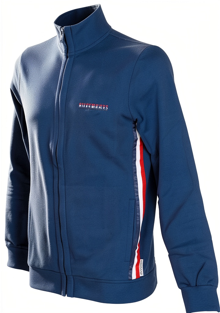 'Felpa Bikkembergs con zip indossata in un contesto casual'