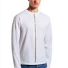 Maglia Logo Girocollo Manica Lunga Uomo Nero Bianco XL S-1