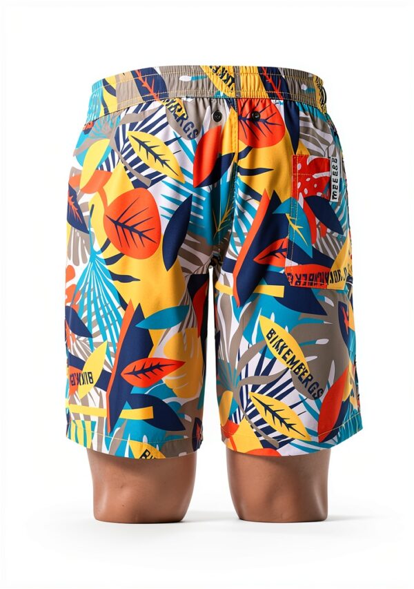 Pantaloncini Bikkembergs Uomo Tessuto Tecnico Multicolor-2