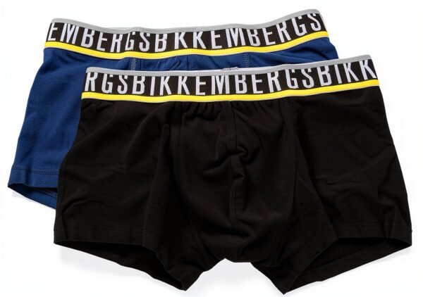 Boxer Bikkembergs Uomo Parigamba Confezione 2 Bluette Nero