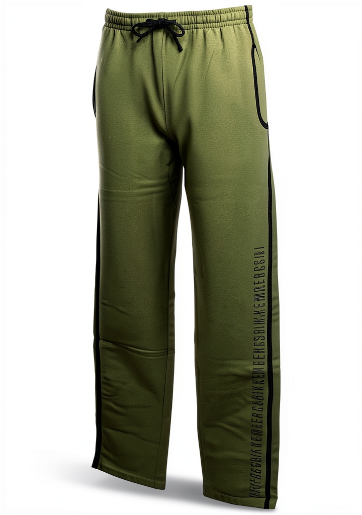 Bikkembergs Pantalone Fleece Uomo indossato in un contesto urbano su una panchina di legno