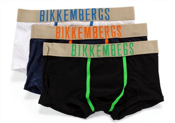 Boxer Uomo Bikkembergs Cotone Elasticizzato Tri-Pack Trunks
