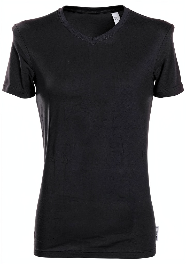 Installing Bikkembergs T-Shirt Modal Scollo a V Blu Uomo on a wooden desk