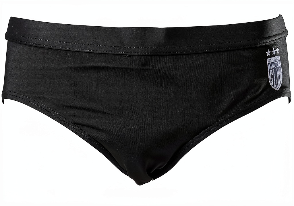 Slip mare Bikkembergs uomo indossato in piscina