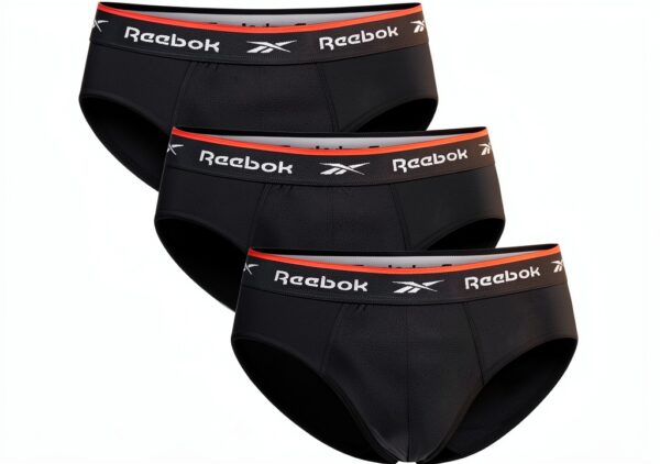 Reebok Wiggins Mutande Uomo Slip Cotone Traspirante 3 Pezzi