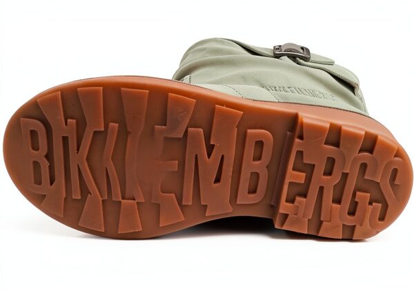 Stivali BIKKEMBERGS donna suola gomma cinturino laterale-4