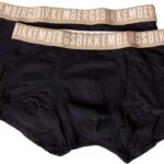 Boxer Bikkembergs Uomo Cotone Elasticizzato Confezione 2-0
