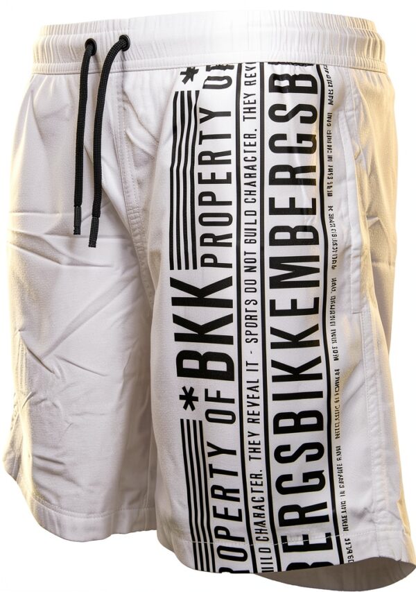 Boxer mare BIKKEMBERGS uomo coulisse tasche laterali bianco-1
