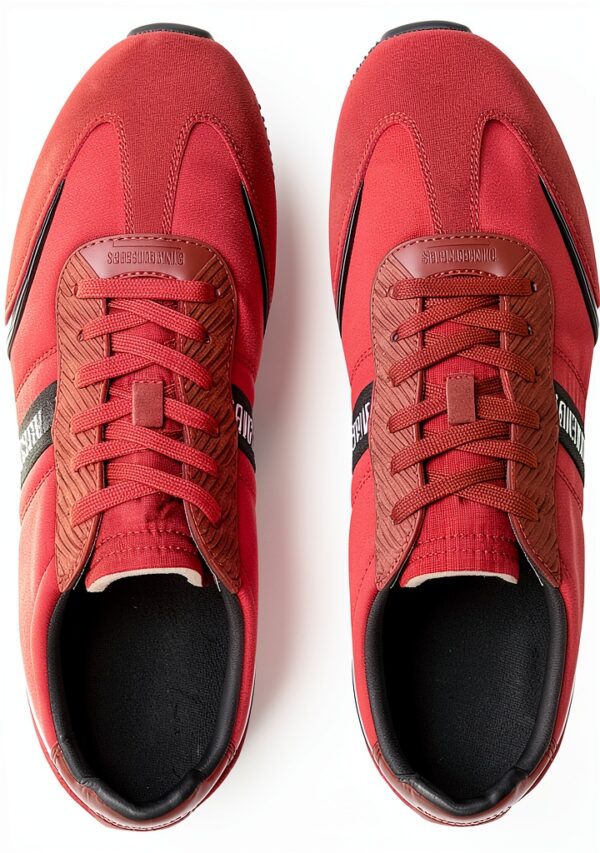 Bikkembergs scarpe sportive uomo rosso design moderno-2