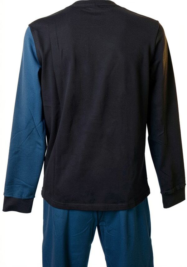 Pigiama uomo BIKKEMBERGS interlock cotone invernale completo-3