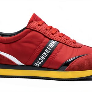Bikkembergs scarpe sportive uomo rosso design moderno-0