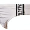Slip mare BIKKEMBERGS uomo coulisse interna White Black L-1