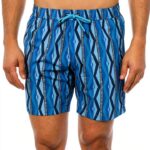 Costume da bagno Bikkembergs uomo blu design moderno-0