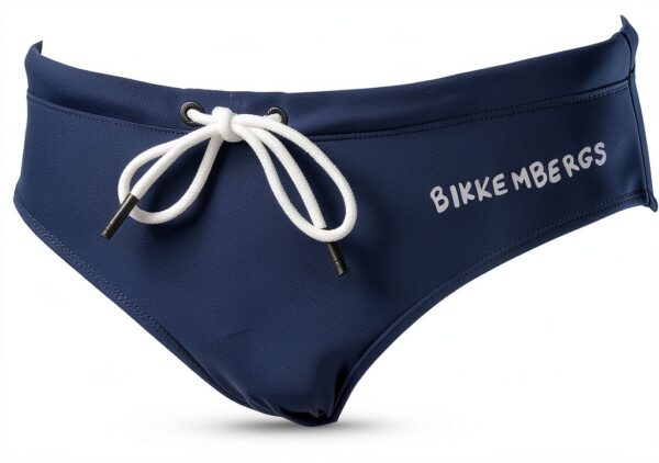 Slip mare BIKKEMBERGS uomo coulisse esterna Navy L-1