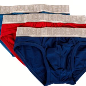 Slip Uomo BIKKEMBERGS Confezione 3 Cotone Comodo Modello-0