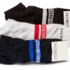 Calzini Bikkembergs Uomo Set 3 Paia Sneakers Bianco Blu Nero-0