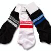 Calzini Bikkembergs Uomo Set 3 Paia Sneakers Bianco Blu Nero-1
