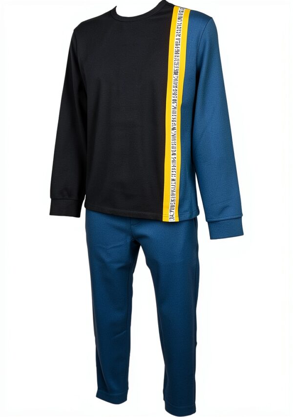 Pigiama uomo BIKKEMBERGS interlock cotone invernale completo-0