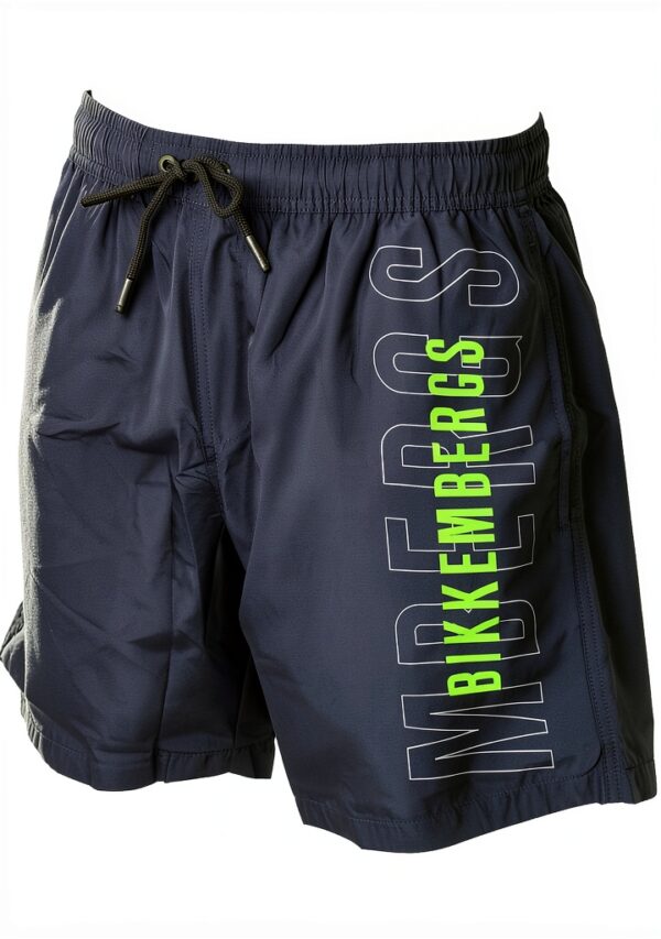 Boxer nuoto uomo Bikkembergs Navy elasticità-1
