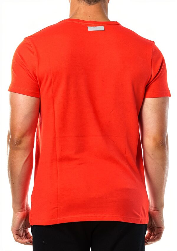 Bikkembergs T-shirt uomo cotone elastico rosso XL-2