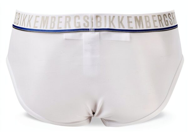 Bikkembergs Slip Mutanda Uomo XXL 1100 Bianco Comfort e Stile-3