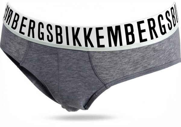 Slip uomo Bikkembergs grigio 95% cotone elastan taglia L XL-2