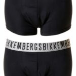Boxer Bikkembergs uomo in cotone elasticizzato colore Nero taglia L-0