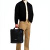Giacca donna TWO BROTHERS BMG1024 nero con zip e patch-4