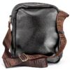 Tracolla Dirk Bikkembergs in ecopelle nera per uomo elegante-1