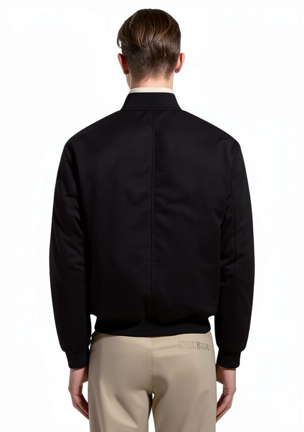 Giacca donna TWO BROTHERS BMG1024 nero con zip e patch-5