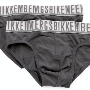 Slip uomo Bikkembergs grigio 95% cotone elastan taglia L XL-0