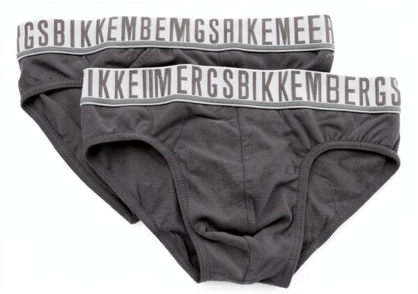 Slip uomo Bikkembergs grigio 95% cotone elastan taglia L XL-0