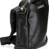 Tracolla Dirk Bikkembergs in ecopelle nera per uomo elegante-2
