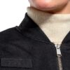 Giacca donna TWO BROTHERS BMG1024 nero con zip e patch-1