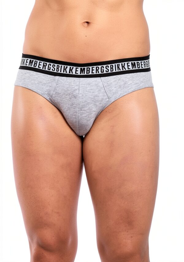 Bikkembergs Slip Uomo Trasparente Modello BKK1USP08BI Greymelang-1