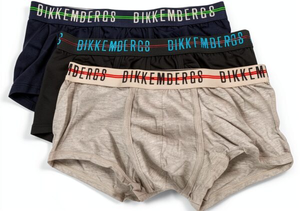 Boxer uomo Bikkembergs cotone elastico Mixcolor confezione 3 capi XL S-0