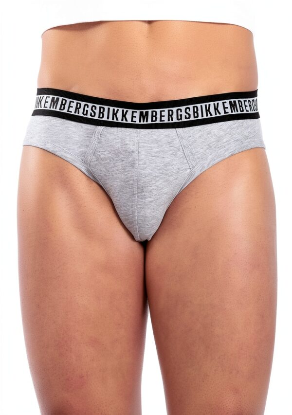 Bikkembergs Slip Uomo Trasparente Modello BKK1USP08BI Greymelang-3