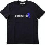 Bikkembergs Cravatta Uomo Blu 30x25 cm Elegante in Cotone-0