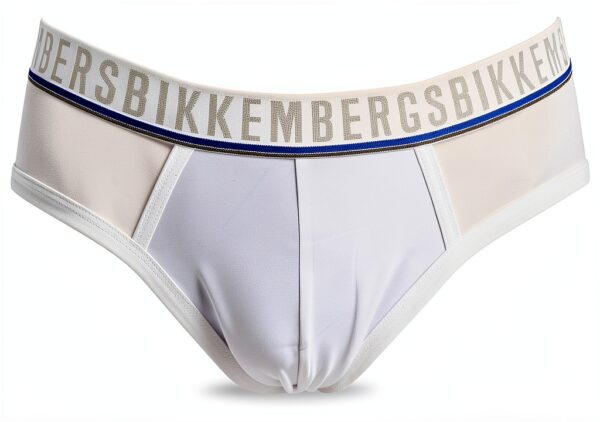 Bikkembergs Slip Mutanda Uomo XXL 1100 Bianco Comfort e Stile-2