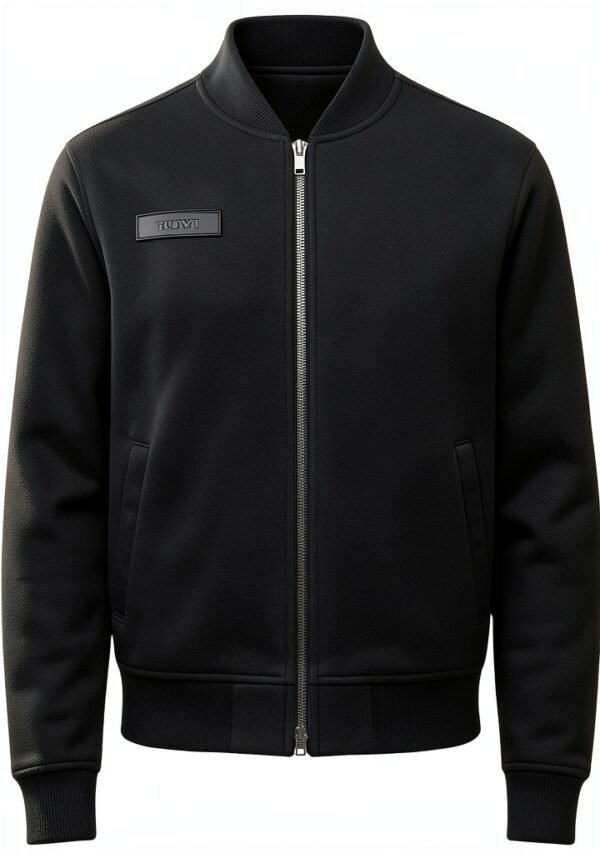 Giacca donna TWO BROTHERS BMG1024 nero con zip e patch-0
