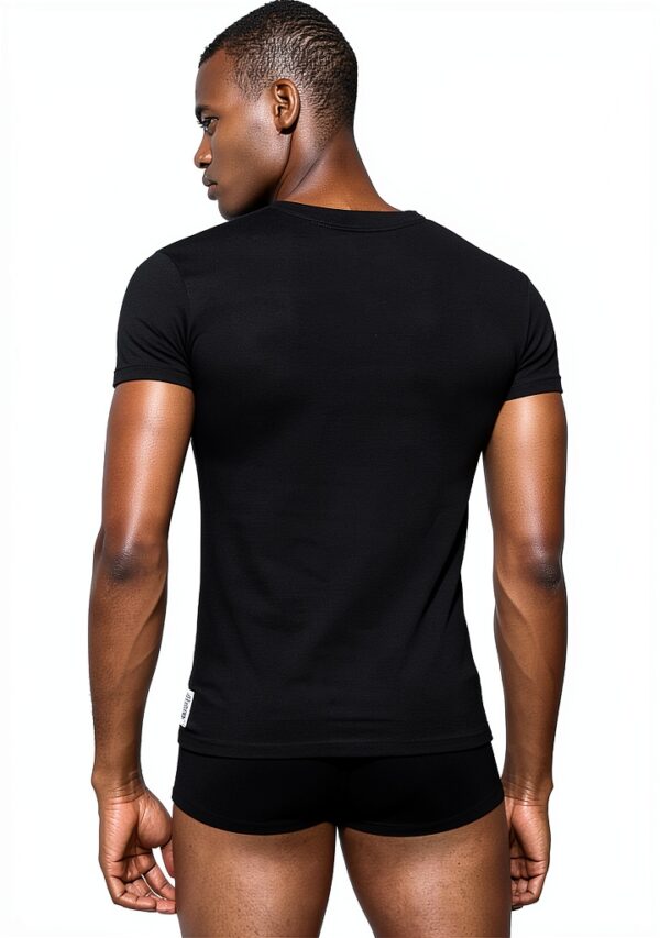 T-Shirt Uomo Bikkembergs Girocollo Manica Corta Nero L-1