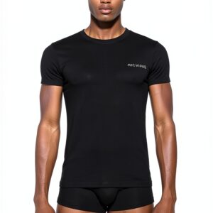 T-Shirt Uomo Bikkembergs Girocollo Manica Corta Nero L-0